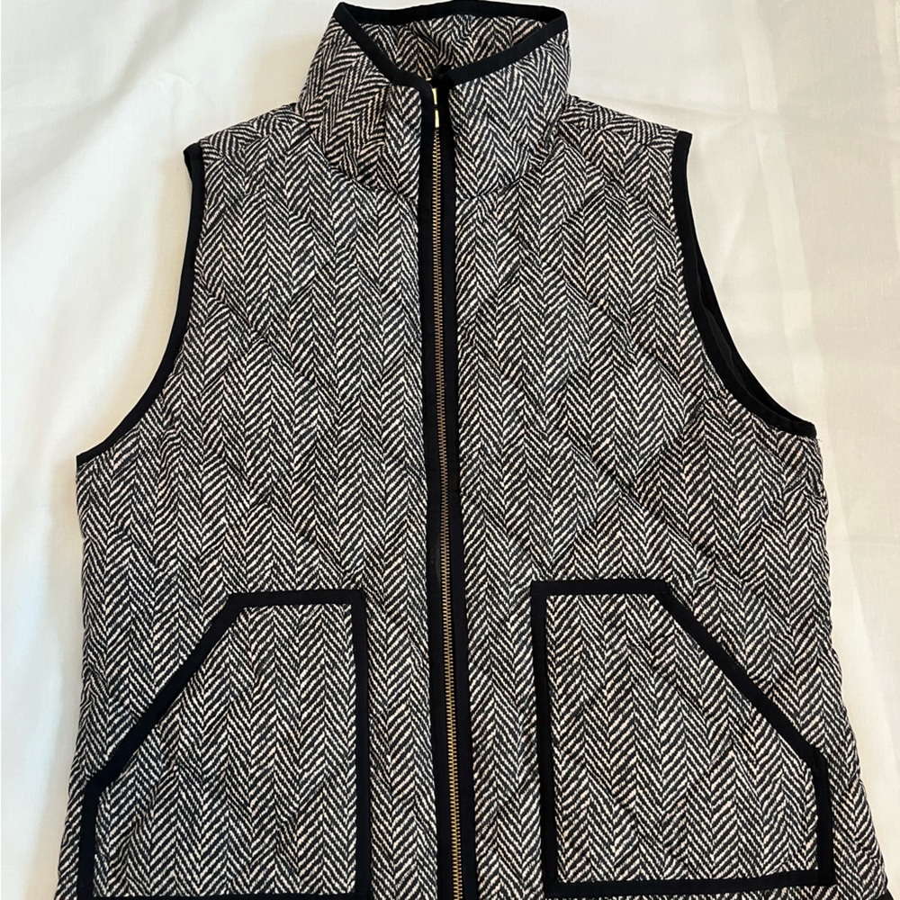 Jcrew Herringbone Vest